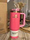 Stanley PINK PARADE 30oz Quencher Regular Straw Limited Tumbler - In Hand Now 🩷