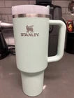 Stanley 40 oz Mint Green Insulated Travel Tumbler With Handle & Lid